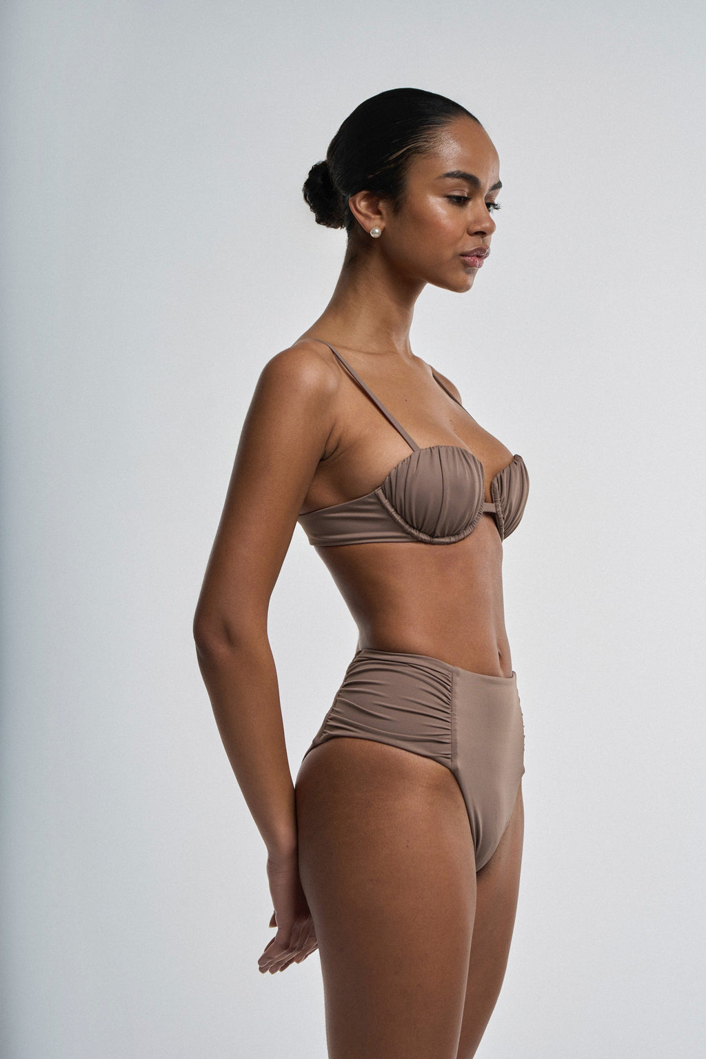 The Naomi Bikini Top - Mocha