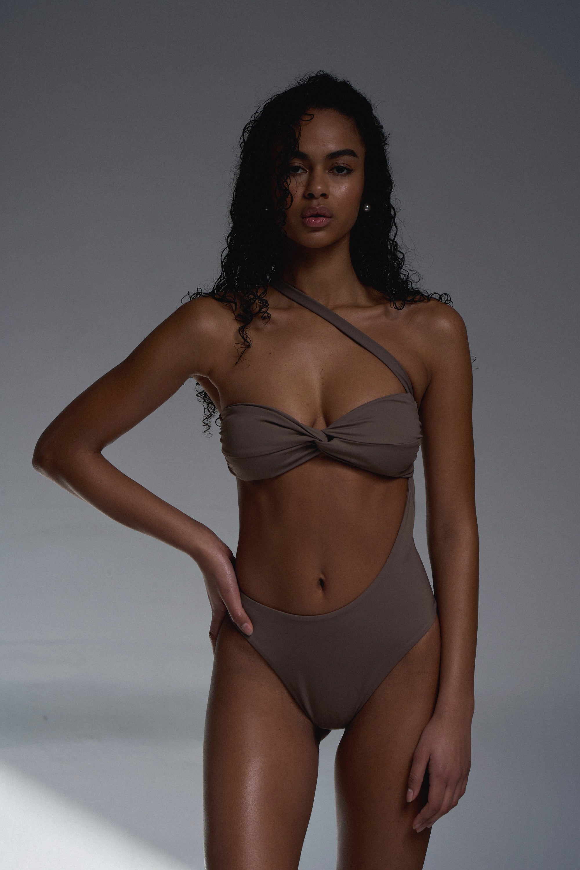 The Rhea One Piece - Mocha