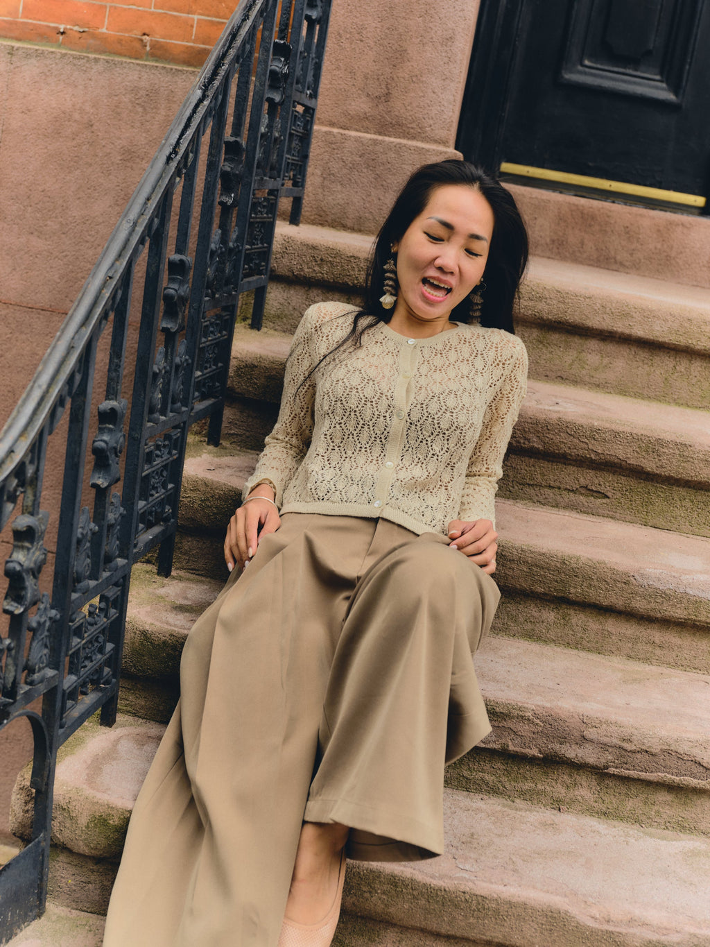 Wara Alpaca Crop Cardigan