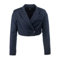 NAVY PINSTRIPE CUFFLINK BLAZER