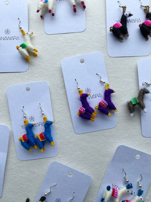 Alpaca earrings