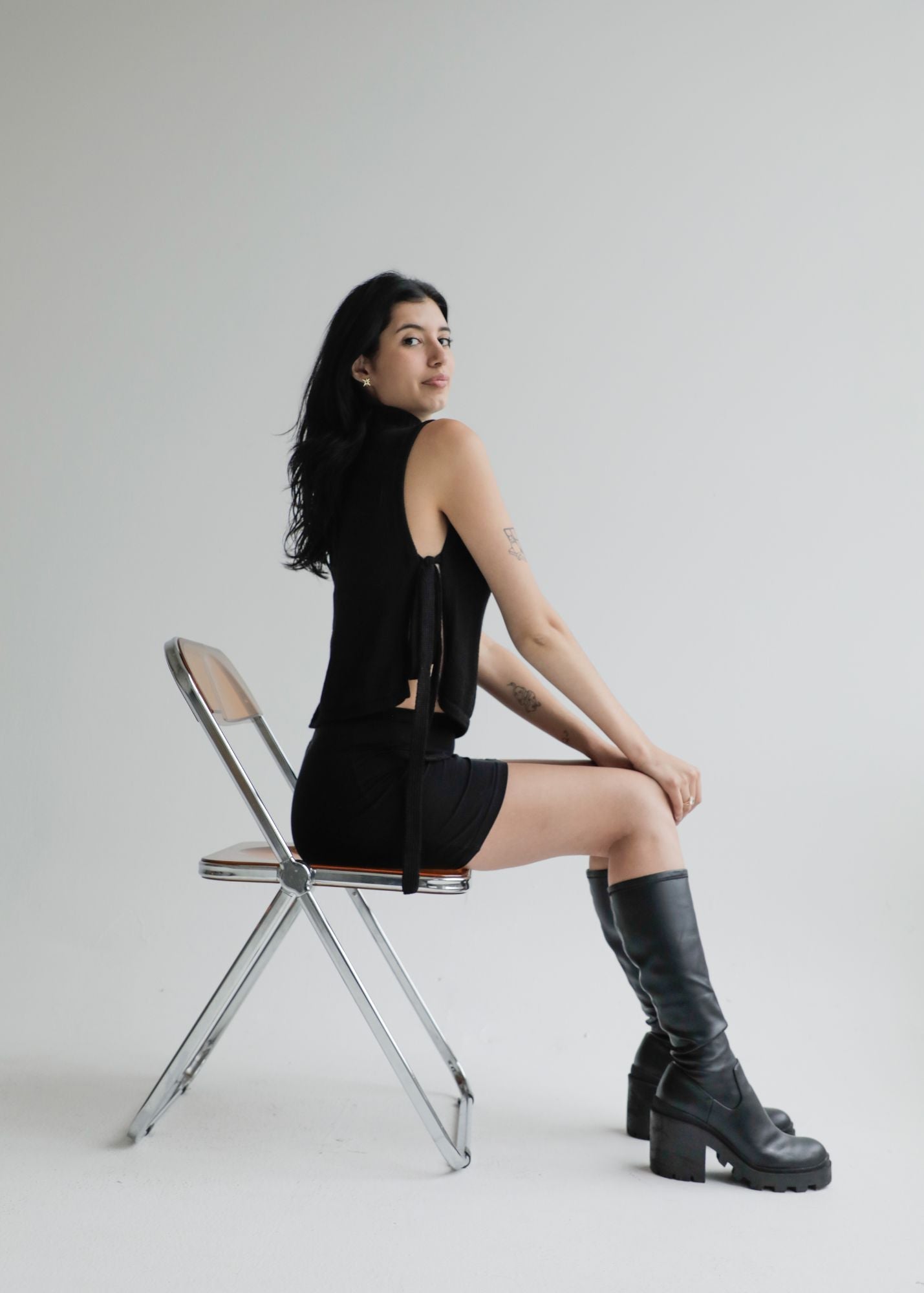 Andes Alpaca Vest — hand-knitted alpaca vest, lightweight and timeless layering piece, handmade in Bolivia.
