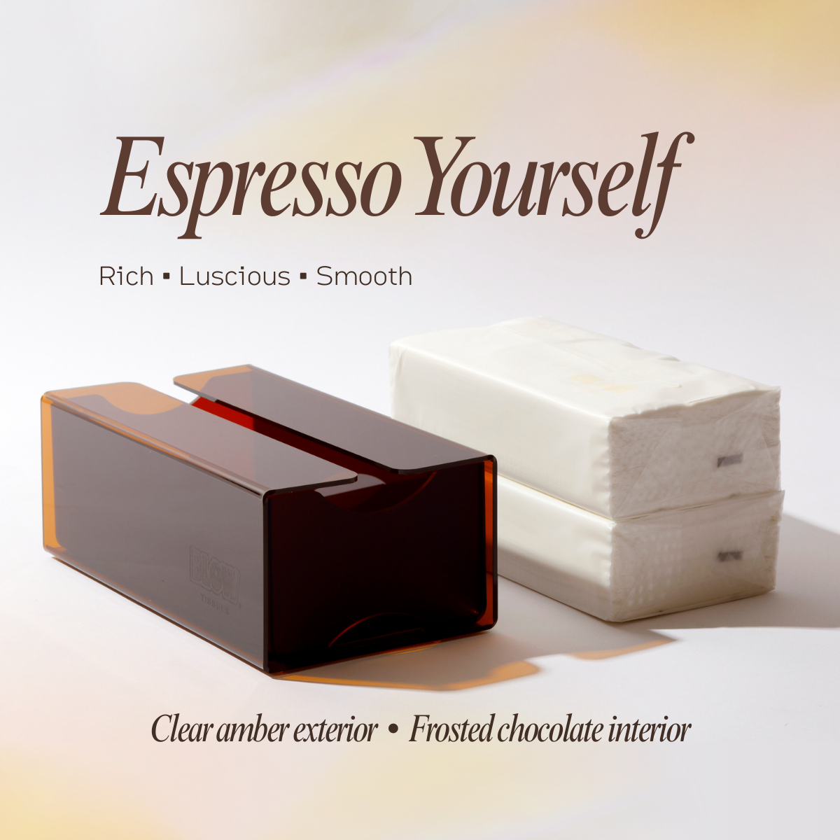 Blow Tissues Refillable Tissue Kit Espresso Yourself Blow Kit