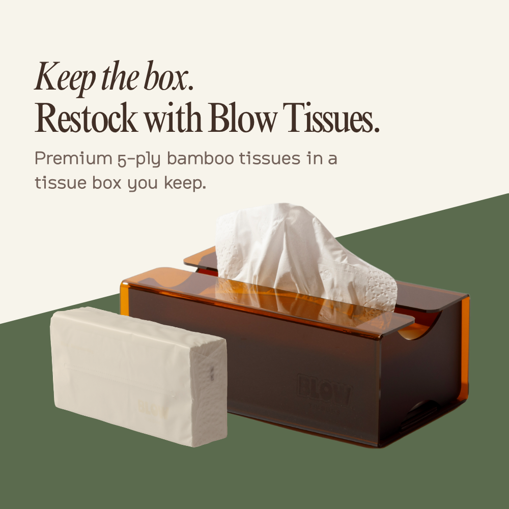 Blow Tissues Refillable Tissue Kit Espresso Yourself Blow Kit