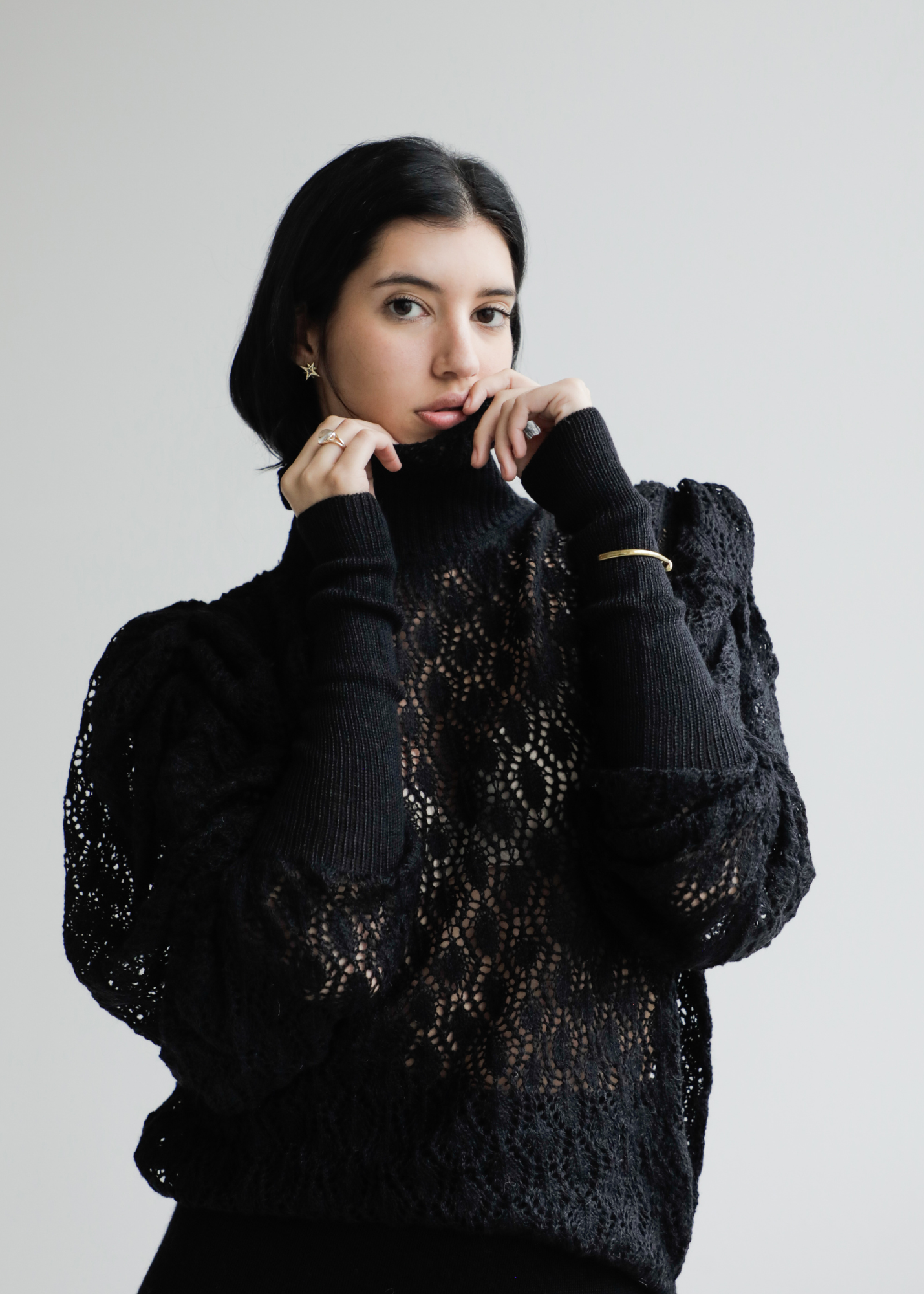 Catalina Turtleneck Alpaca Sweater