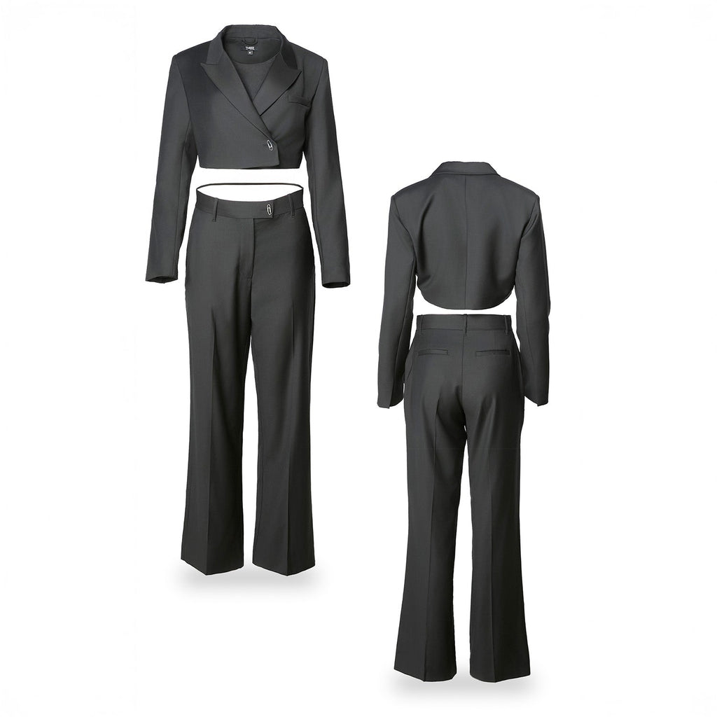 BLACK CUFFLINK BLAZER