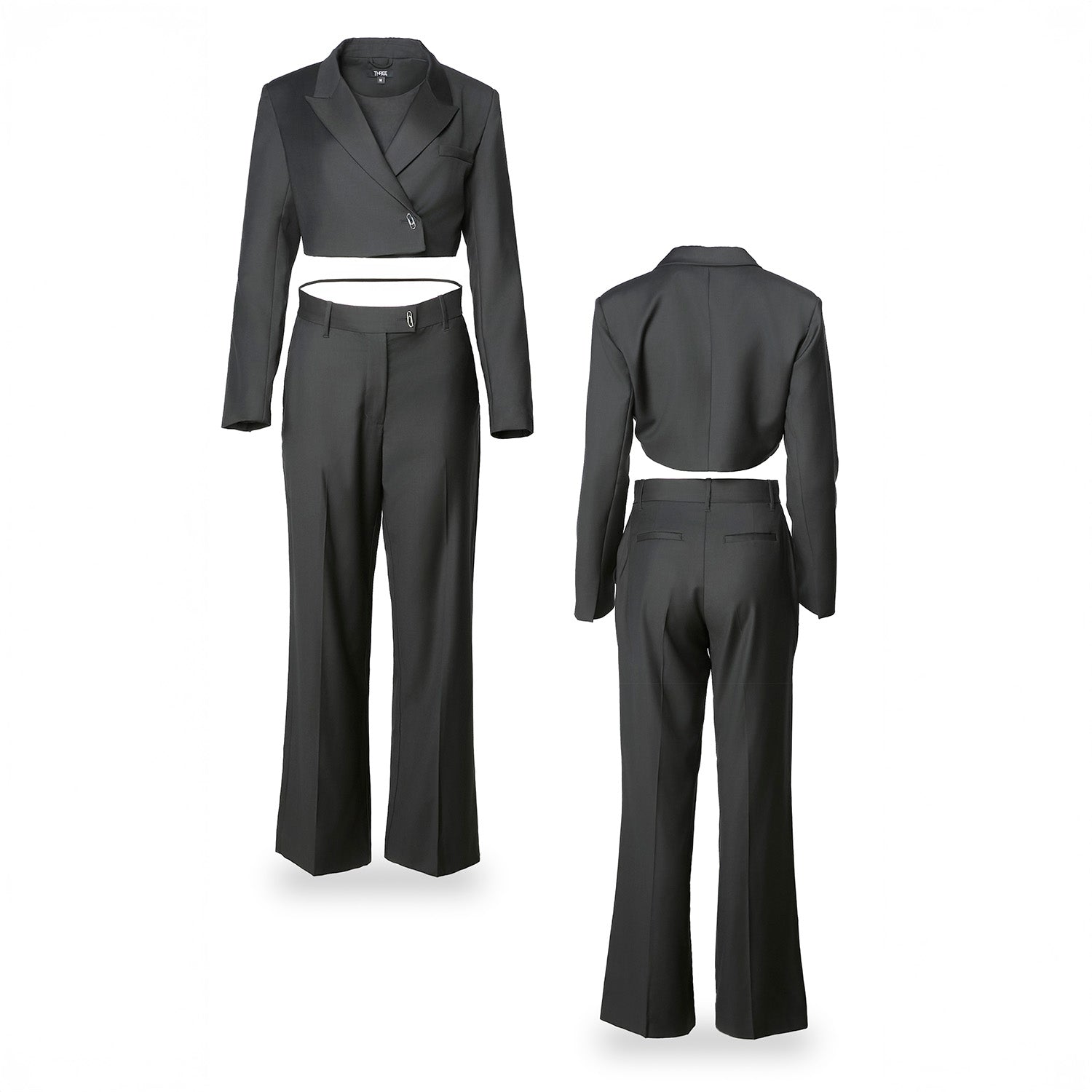 BLACK CUFFLINK BLAZER