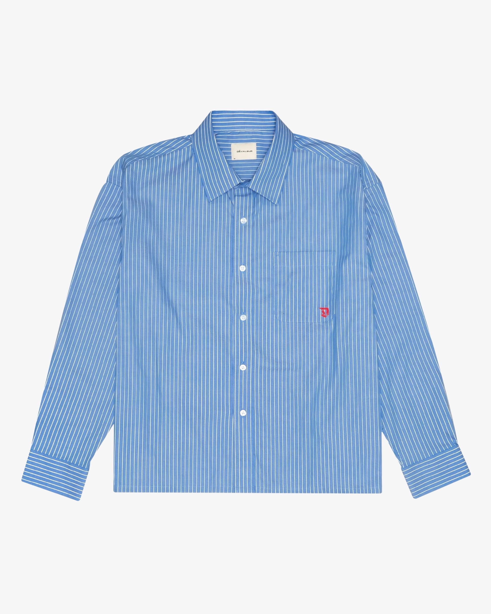 Cropped Striped Button Down