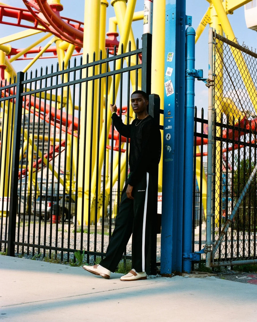Pleated Track Pant