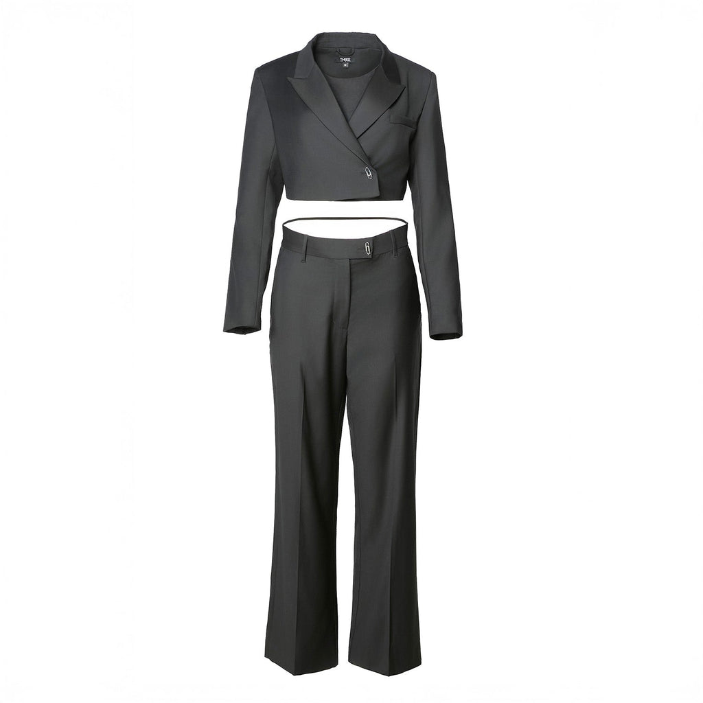 BLACK CUFFLINK BLAZER