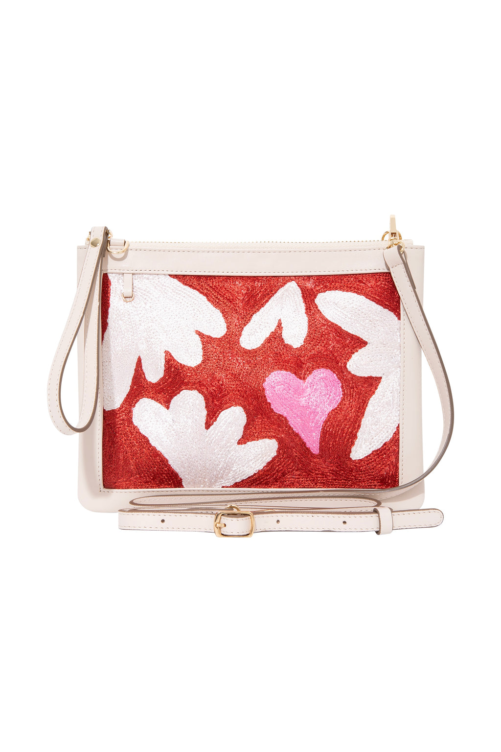 Hearty Clutch / Crossbody Bag