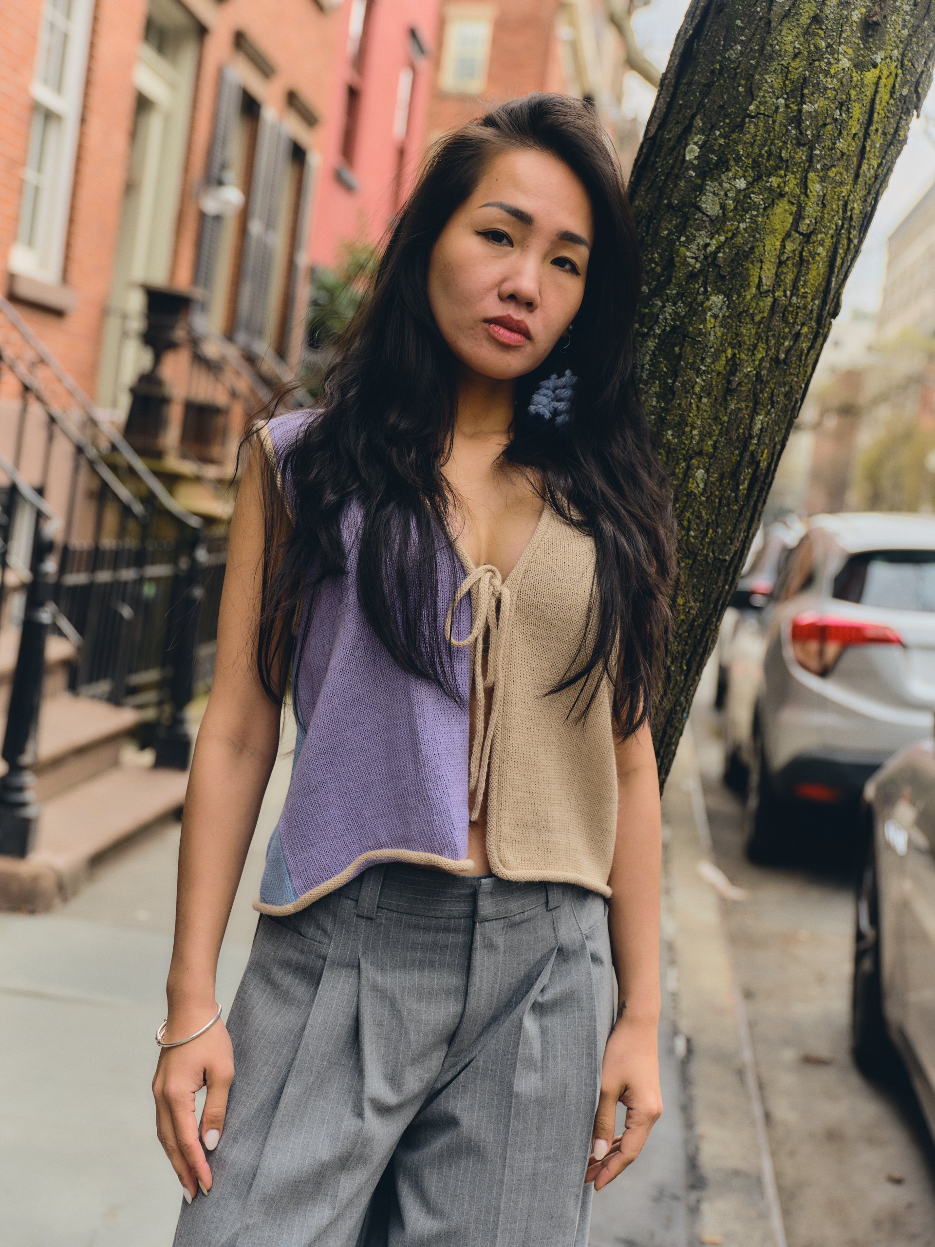 Pankara Alpaca Poncho — handwoven alpaca poncho with soft drape and timeless silhouette, artisan-made in Bolivia.
