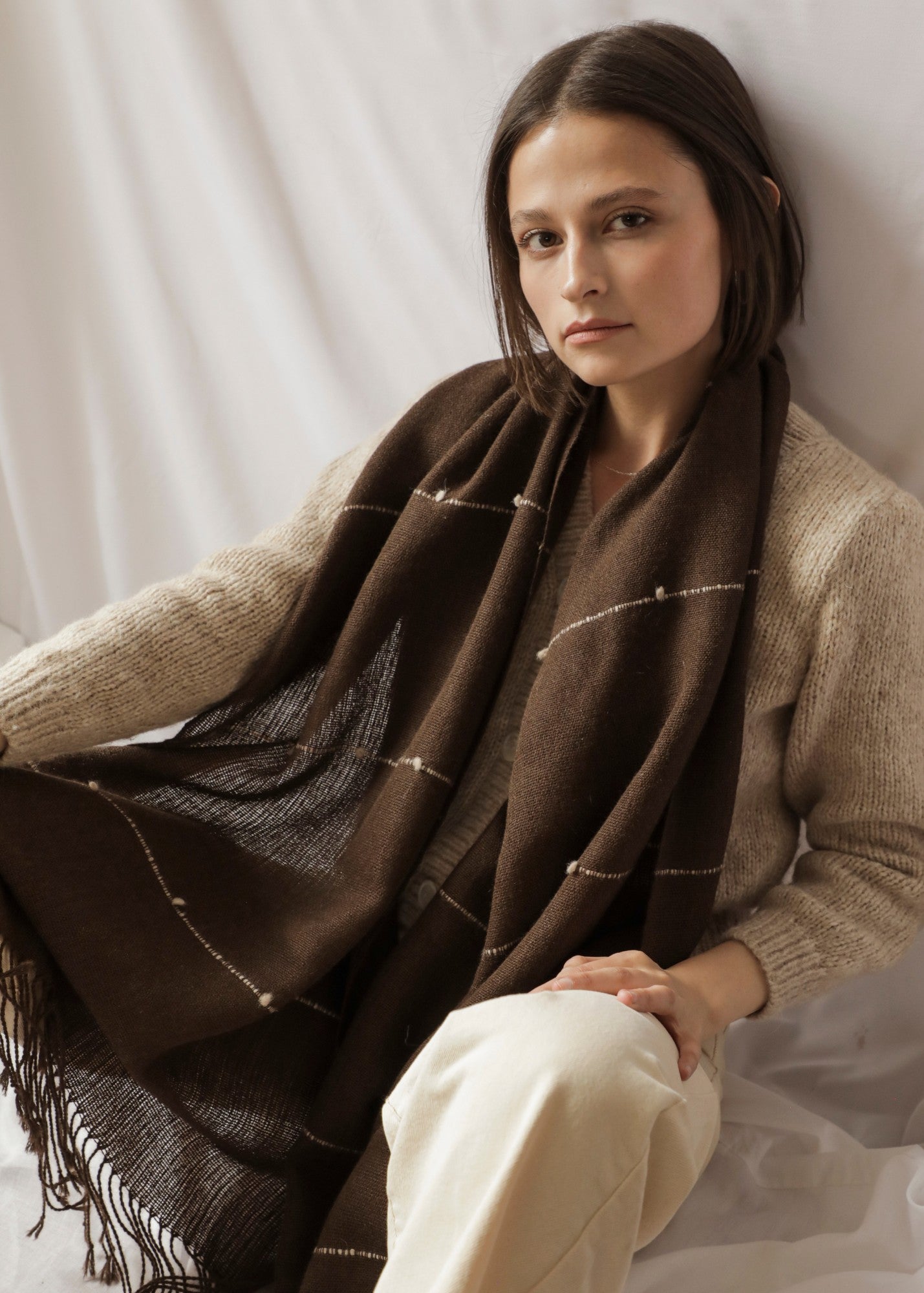 Yatiri Llama Shawl