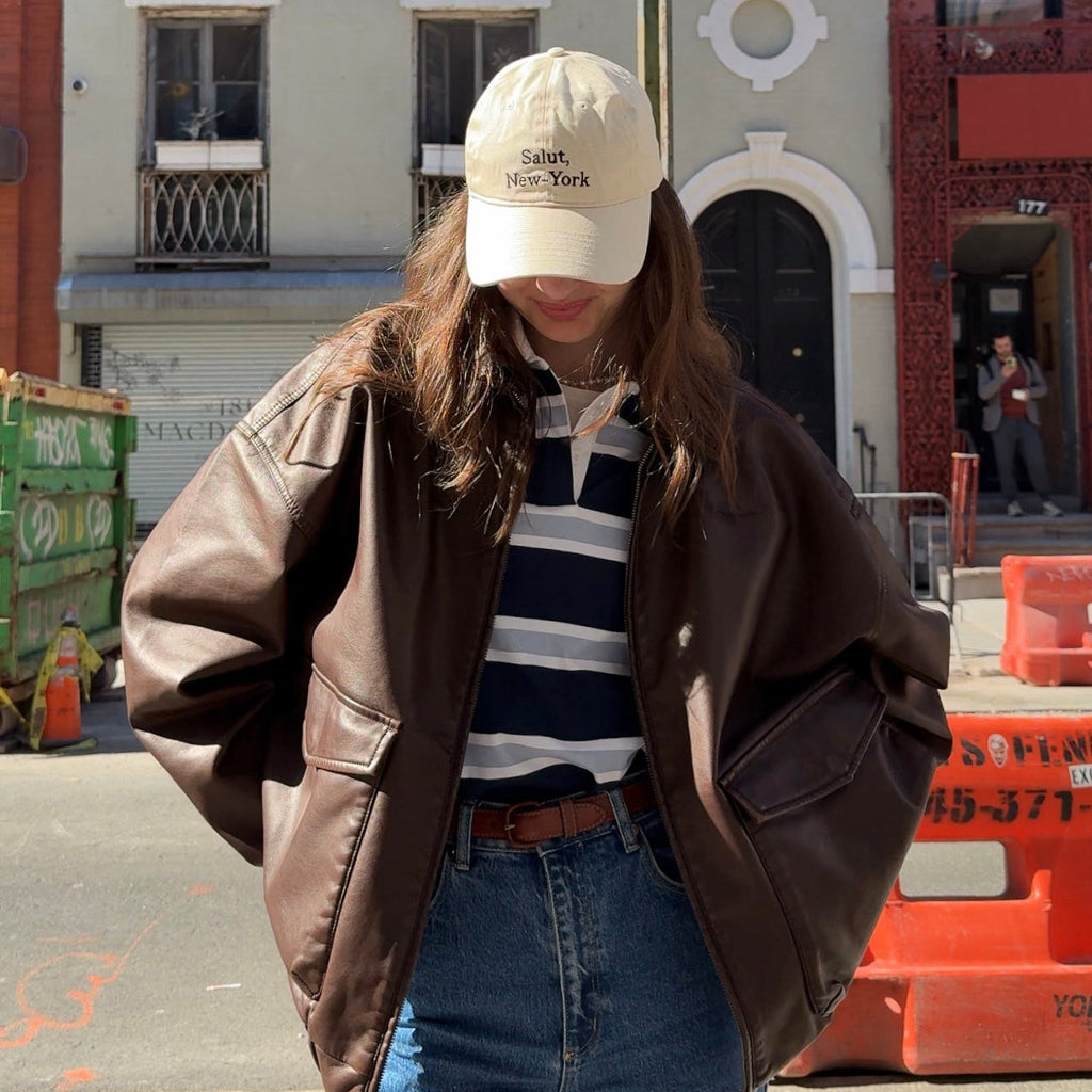 Cap New York beige wom(men)
