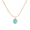 TURQUOISE STONE NECKLACE - Aurelia