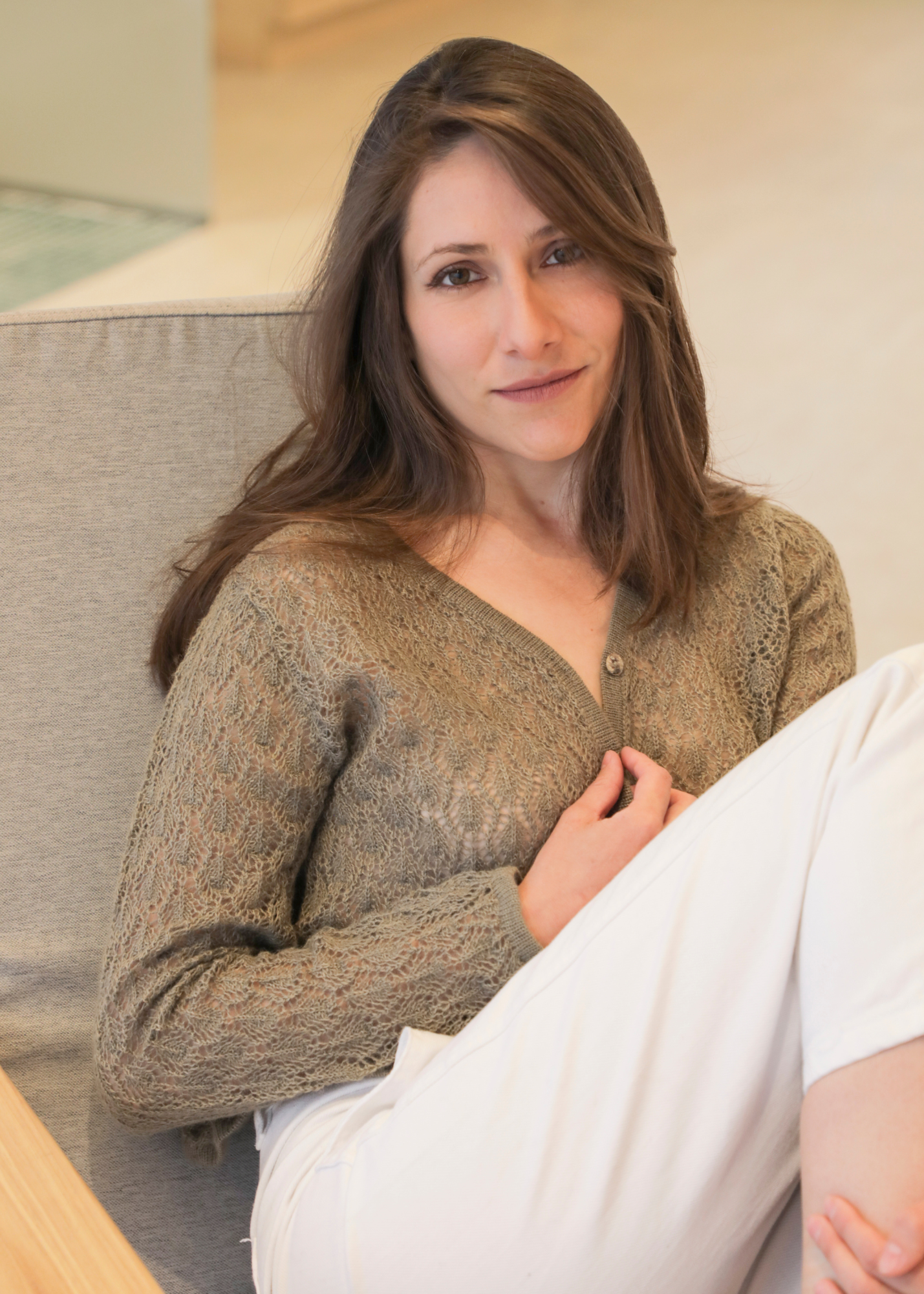 Wara V Alpaca Crop Cardigan