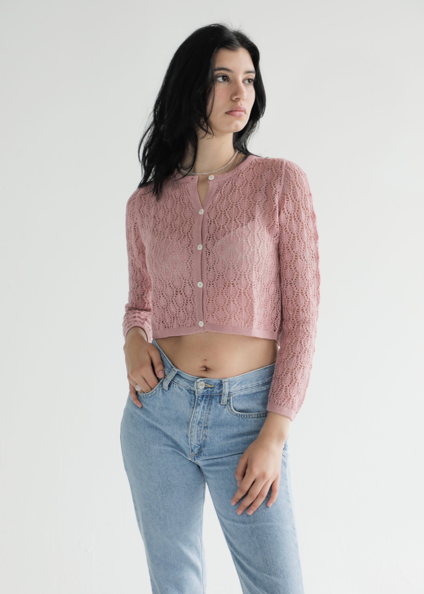 Wara Alpaca Crop Cardigan