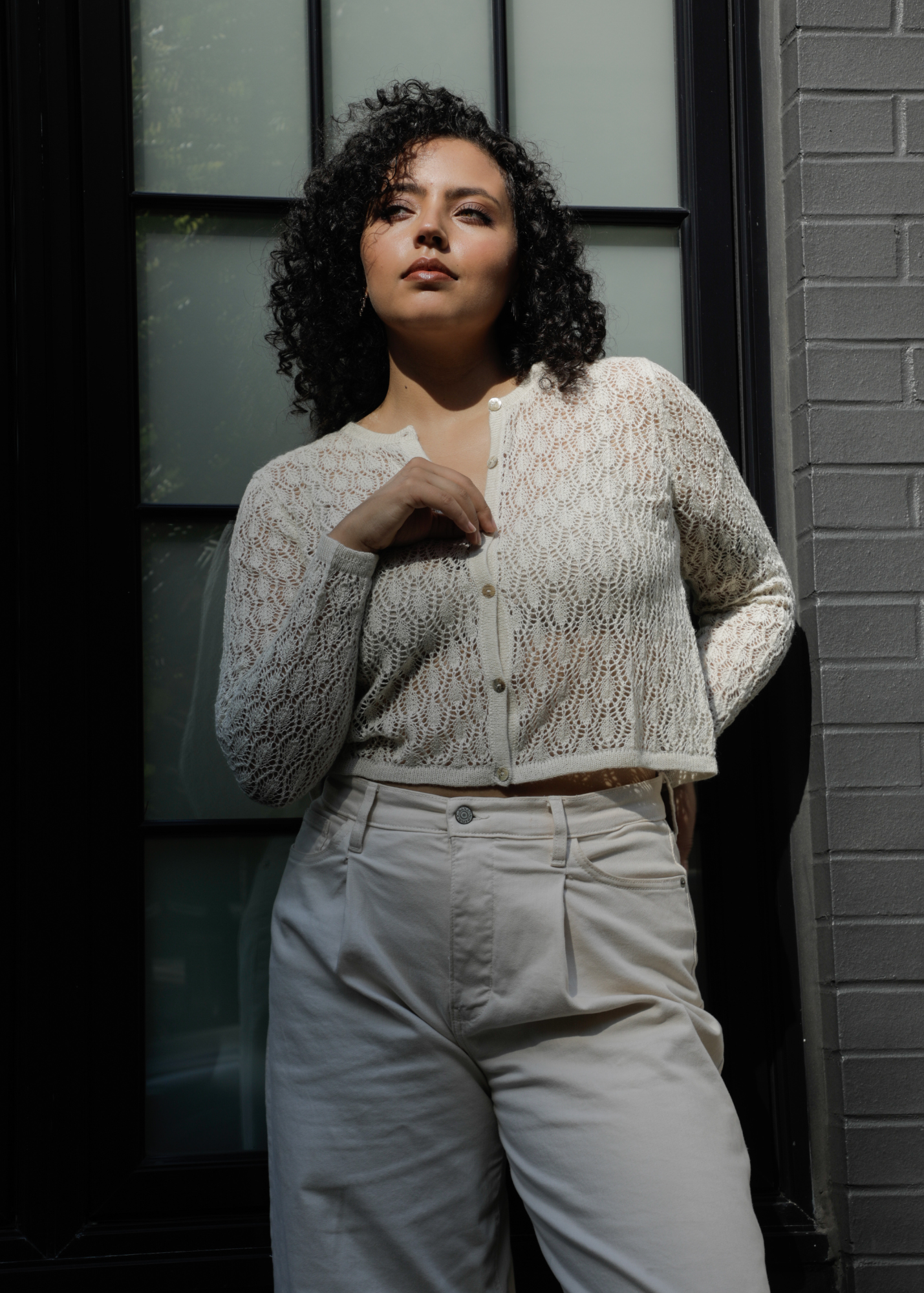 Wara Alpaca Crop Cardigan