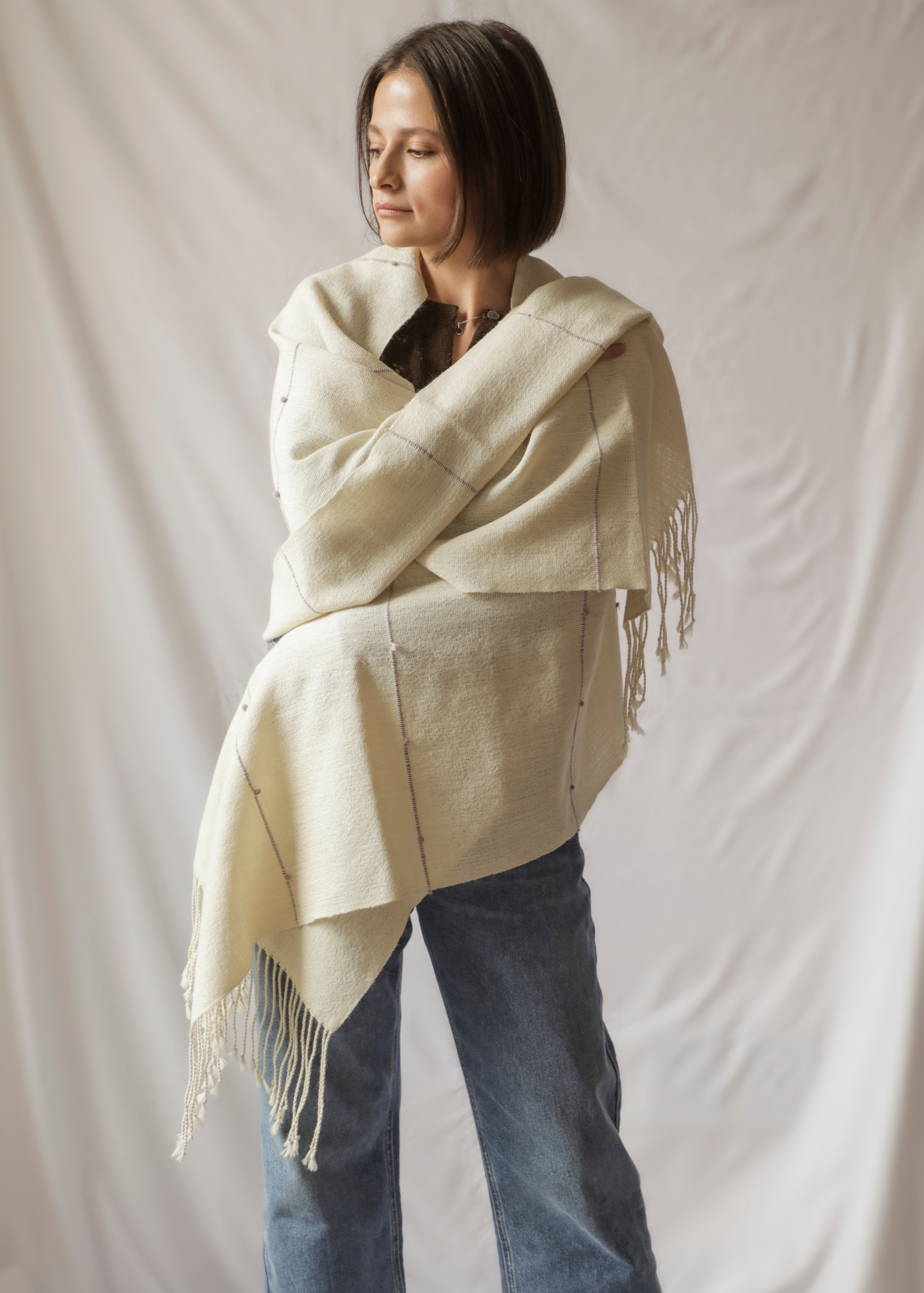 Yatiri Llama Shawl