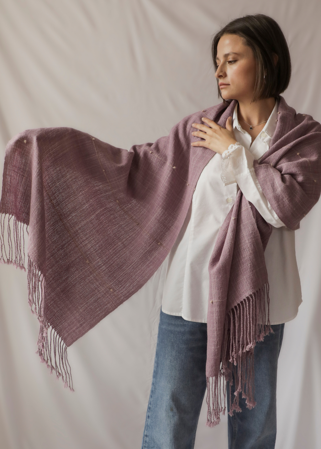 Yatiri Llama Shawl